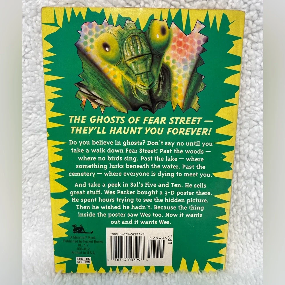 First Printing: R.L. Stine’s Ghosts of Fear Street No. 4: “Nightmare in 3-D”